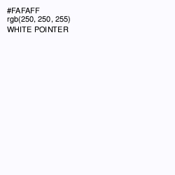#FAFAFF - White Pointer Color Image